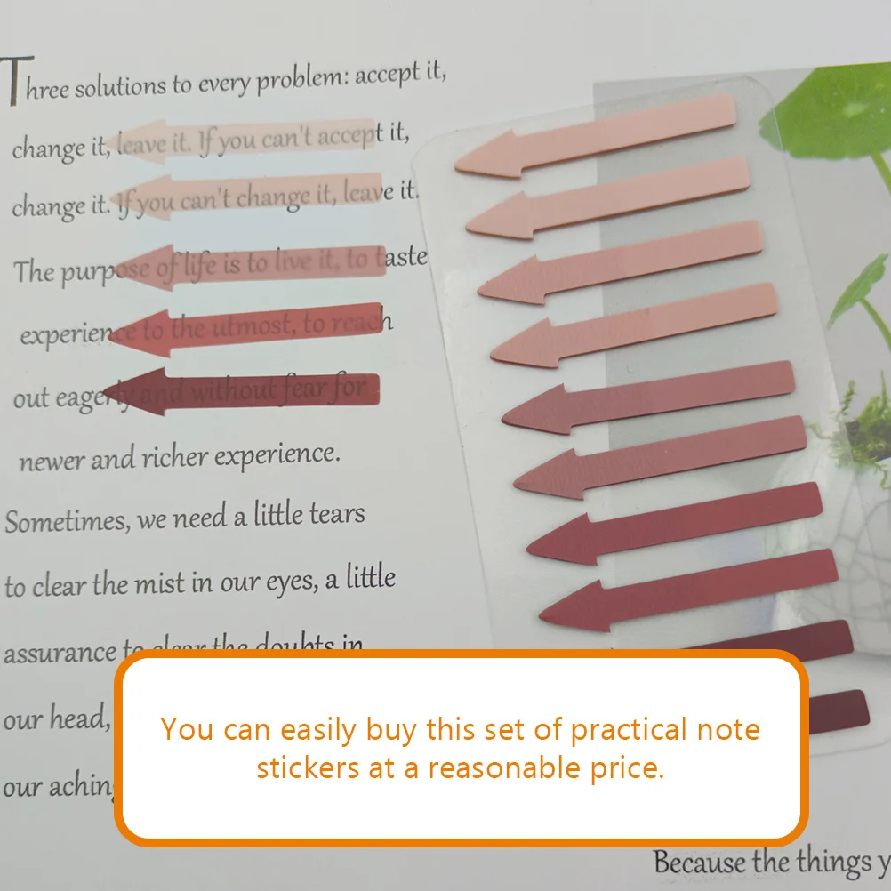 

Multi-Function Sticky Tabs Bright Colored Note Stickers Portable Page Markers Self-Adhesive Book Tabs Compact Sticky Flags