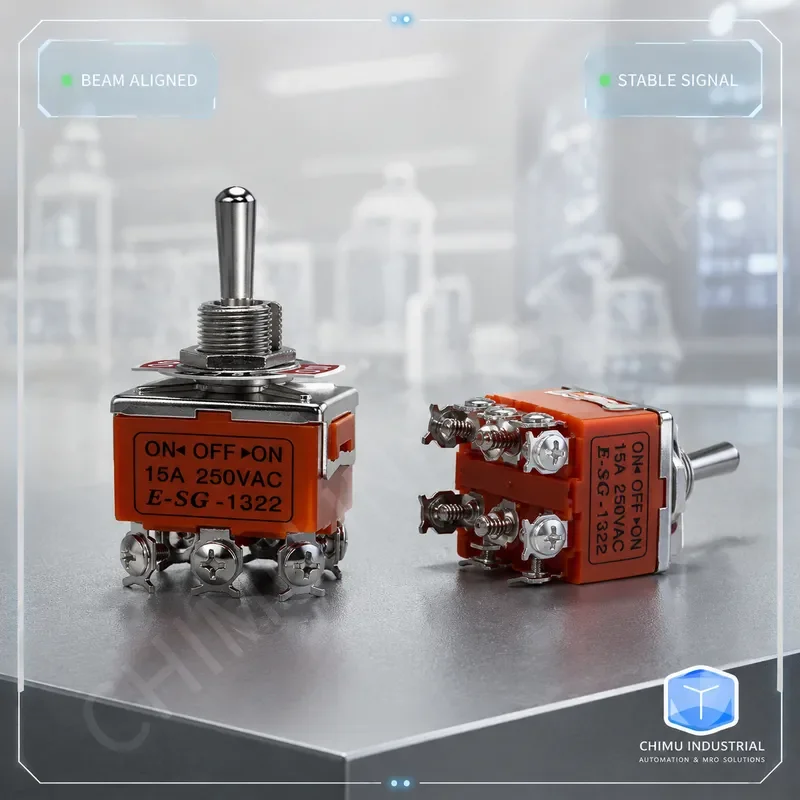 【CHIMU INDUSTRIAL】 for E-SG-1322 Toggle Switch 250VAC 3-Position SPDT Rocker