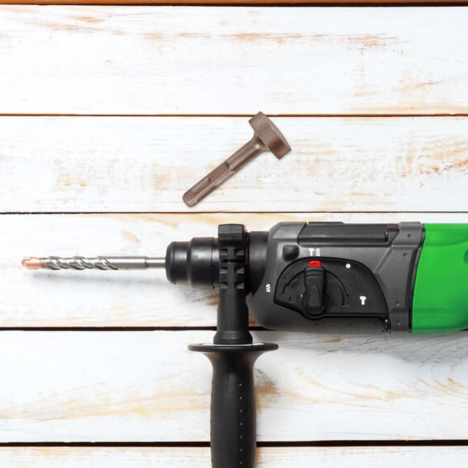 

Steel T Post Driver for Plus Rotary Hammer Drills Ground Rod Tools Durable Heavy Duty Construction Steel Hammer Supply