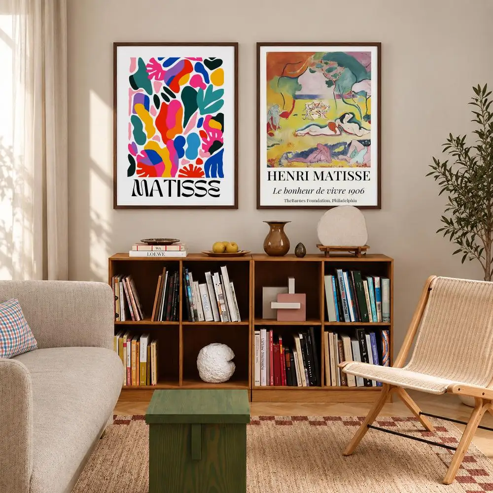 Legendary Modern Art Henri Matisse Poster Self‑Adhesive Waterproof Wall Art Home Decor