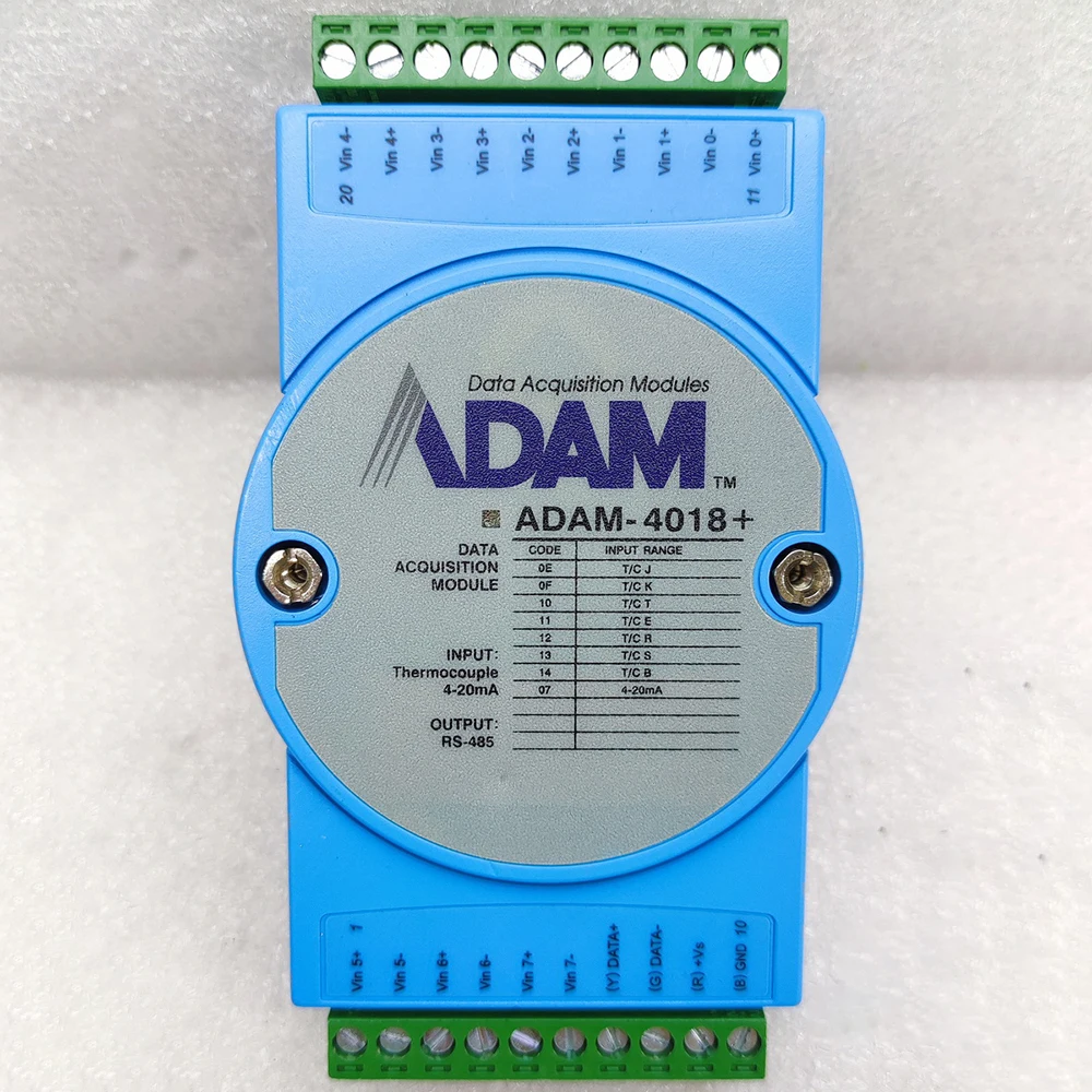 ADAM-4018+ For Advantech ADAM-4024 Analog Thermocouple Temperature Measurement 485 Data Acquisition Module