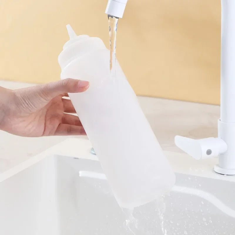 Squeeze Sauce Bottle Tomato Salad Dressing Plastic Oil Pot Multifunctional Liquid-tight Bottle