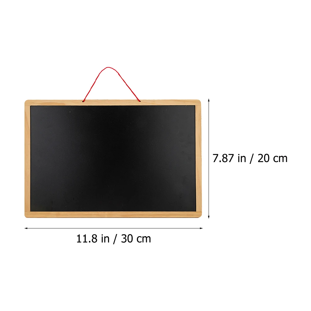 Party Magnetic Plate Double-sided Blackboards Whiteboard Wooden Chalkboard