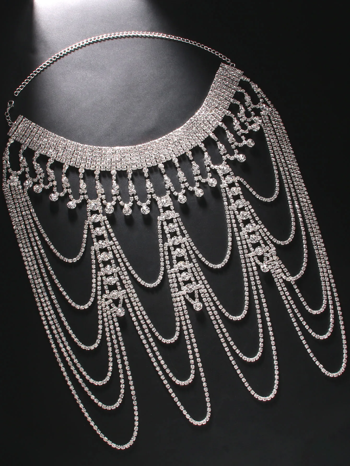 Kalung Rantai Tubuh Kristal Be - Body Jewelry High End ulasan dan harga