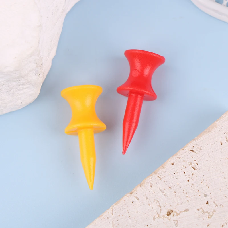 50Pcs/Lot 31MM Golf Tees HDPE Golf Tee Colorful For Drivers Irons Hybrids Longer Drives Golf Tee For Golf Accessories