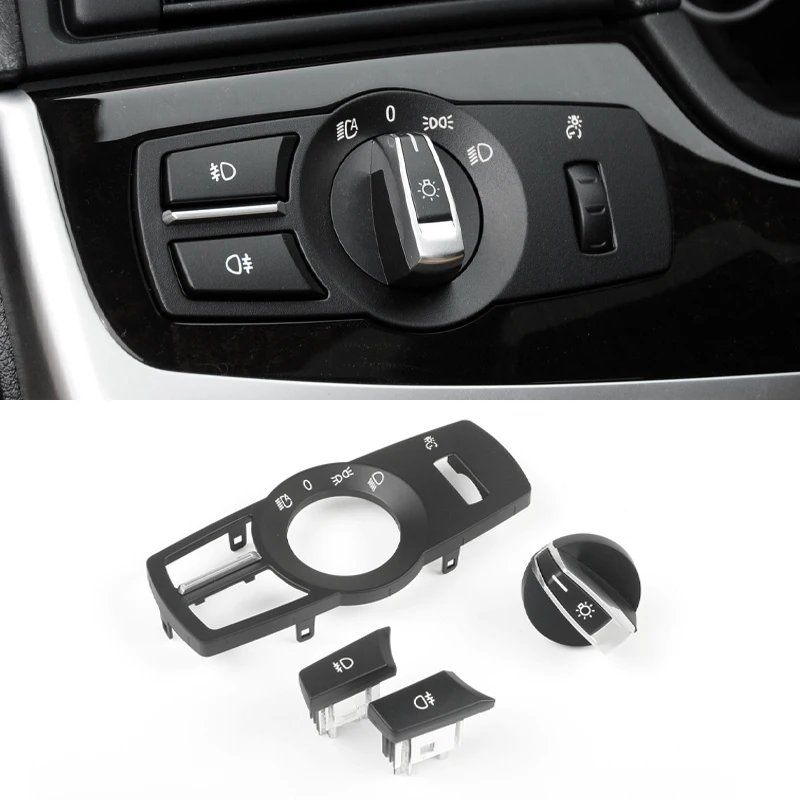 For BMW 5 Series F chassis headlight switch button.