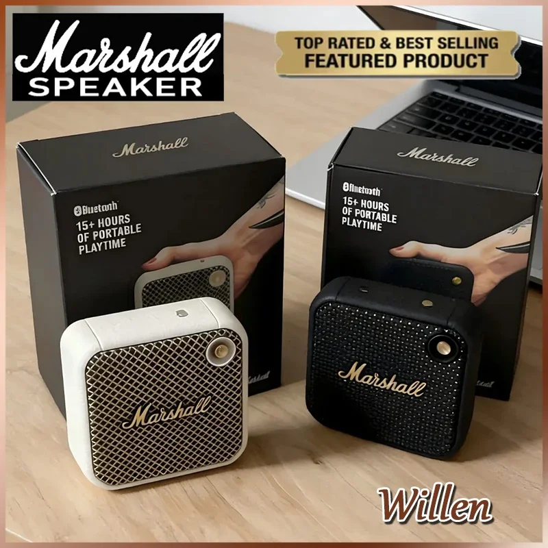Marshall Willen Mini Portable Wireless Bluetooth Speaker Wat