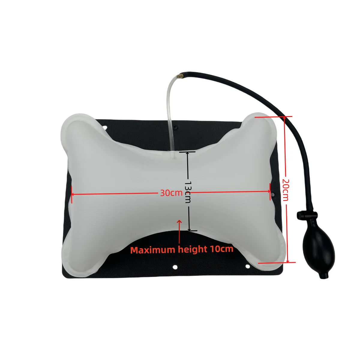 Air pressure lumbar support with built-in manual inflation lumbar support airbag, inflation increased by 10cm, upgraded and modi