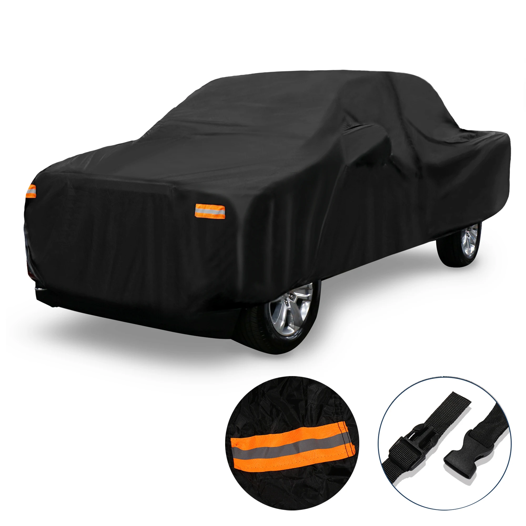 

Чехол для пикапа Motoforti для Ford F150 Crew Cab, 4-дверная кровать 6,5 футов, 2004-2021, защита от солнца, дождя, пыли и ветра