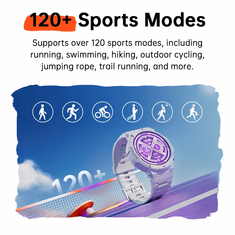 Versión global Black Shark GS3 Sport Reloj inteligente Pantalla AMOLED de 1,43» Duración de batería de 18 días 5ATM GNSS 7