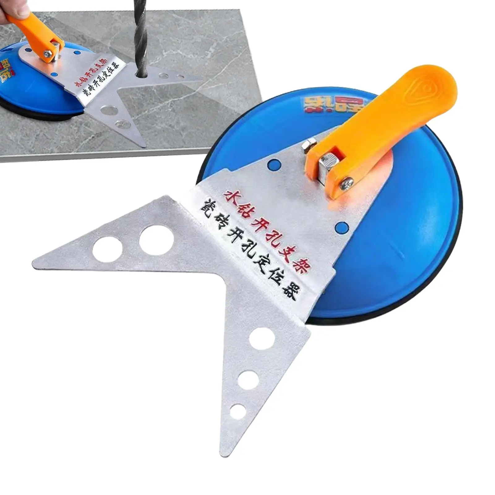 

Adjustable Tile Locator Tile Opening Fixer With Suction Cup Vacuum Base Suction Cup Positioning Fixer For Ceramic Glass