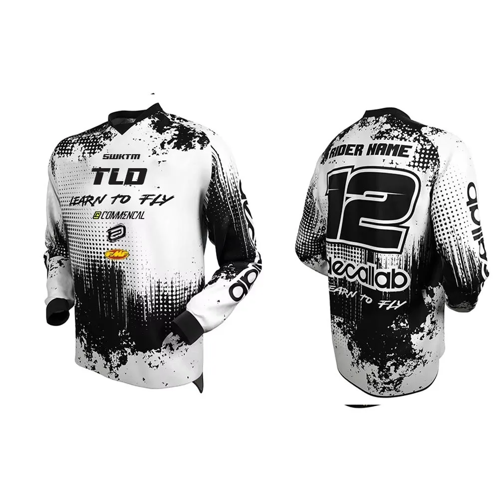 2023 BMX enduro motocross jersey moto mtb dh cycling clothing men MX jersey Cycling Downhill jersey bike jersey