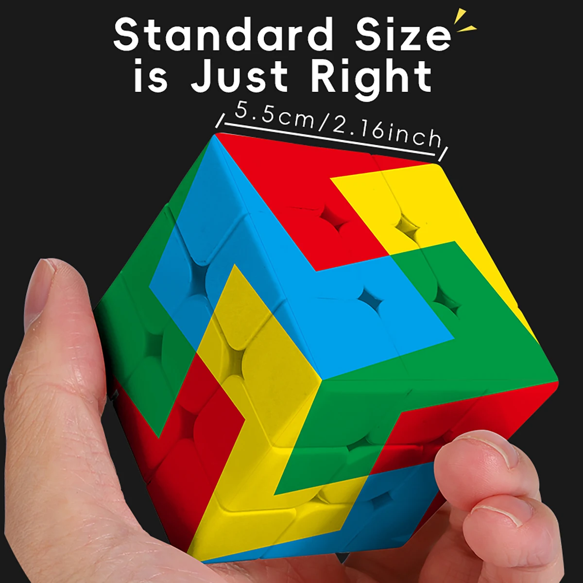 المكعب السحري 3x3x3 سريع تويست الأشعة فوق البنفسجية المطبوعة أربعة ألوان طاحونة الإجهاد تخفيف لغز لعبة المهنية لعبة أطفال هدية