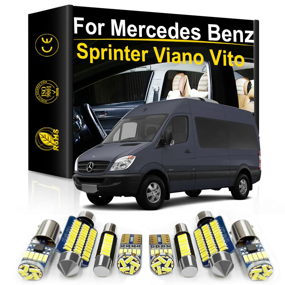 

For Benz Viano Vito W639 W447 Sprinter W906 GL GLA GLC GLE GLK X164 X166 X156 X204 W463 W163 W164 Canbus Car Interior LED Light