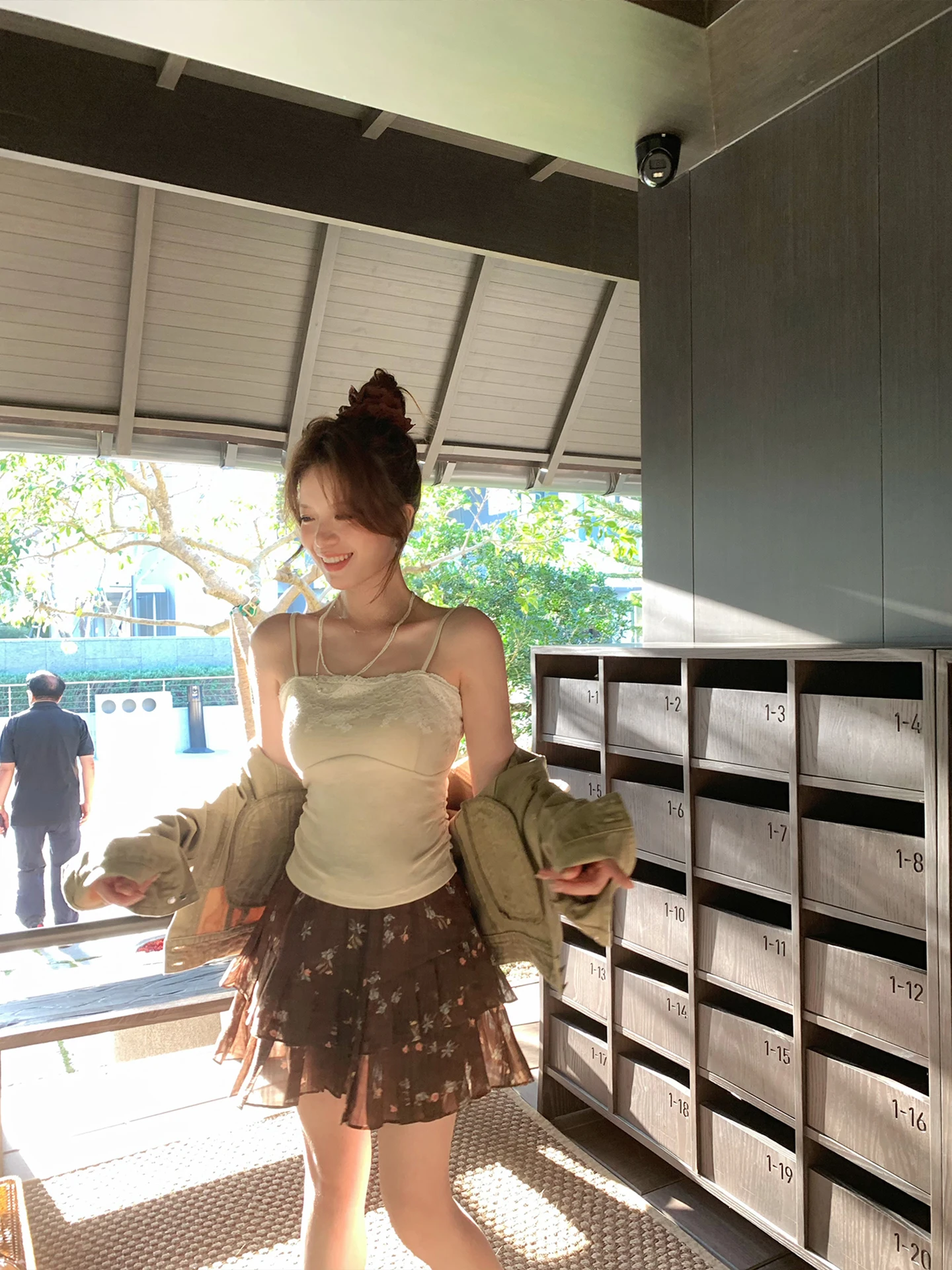 

Юбка HSTUDIO с цветочным принтом, женская, дизайнерская, плиссированная, на резинке, А-силуэт, длинная, из полиэстера