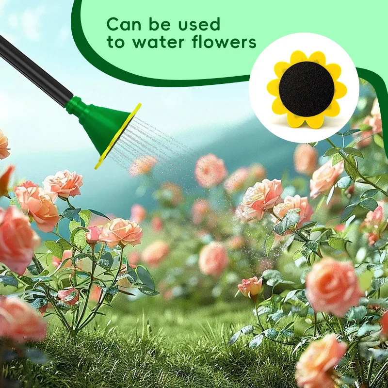 

Cartoon Shape Sunflower Shape Garden Sprinkler Outdoor Water Spray Nozzle Gardener Family For Grow Fruits Flowers