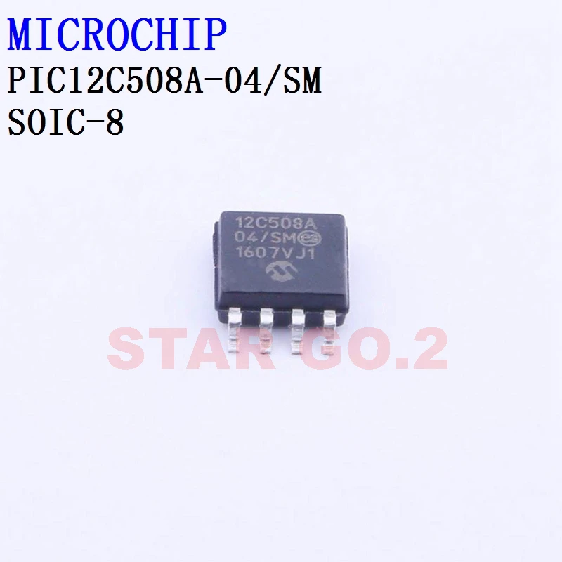 5PCSx PIC12C508A-04/SM SOIC-8 MICROCHIP Microcontroller