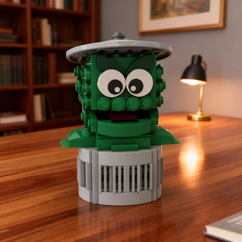 

Набор из 193 деталей MOC: Модель Brickheadz «Улица Сезам» (Оскар), конструктор, подарок для самостоятельной сборки, креативный коллекционный декор, премиум-класс для взрослых и детей