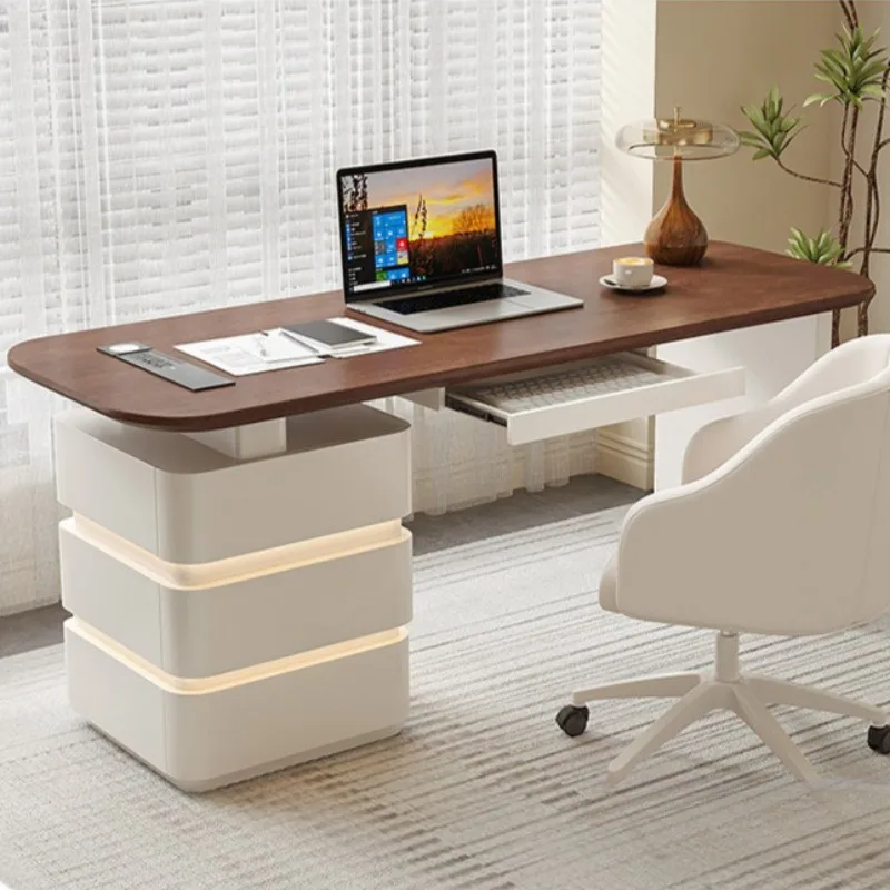 small apartment computer desk multifunctional rotating storage cabinet office desk luxury bureaux d'ordinateur office furniture