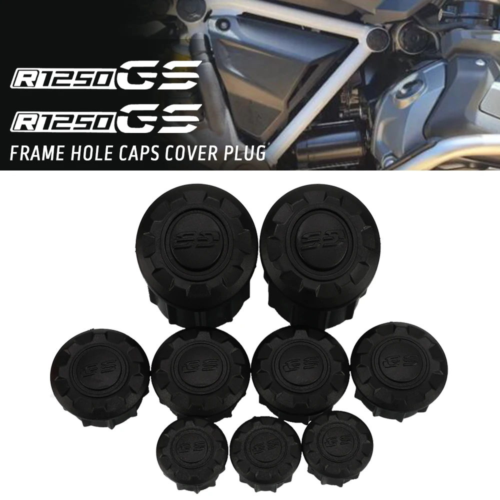 FOR BMW R1250GS LC R1250GS R 1200 1250 GS Adventure adv 2022 2023 Frame Hole Cover Caps Plug Decorative Frame Cap Set 2024 2025