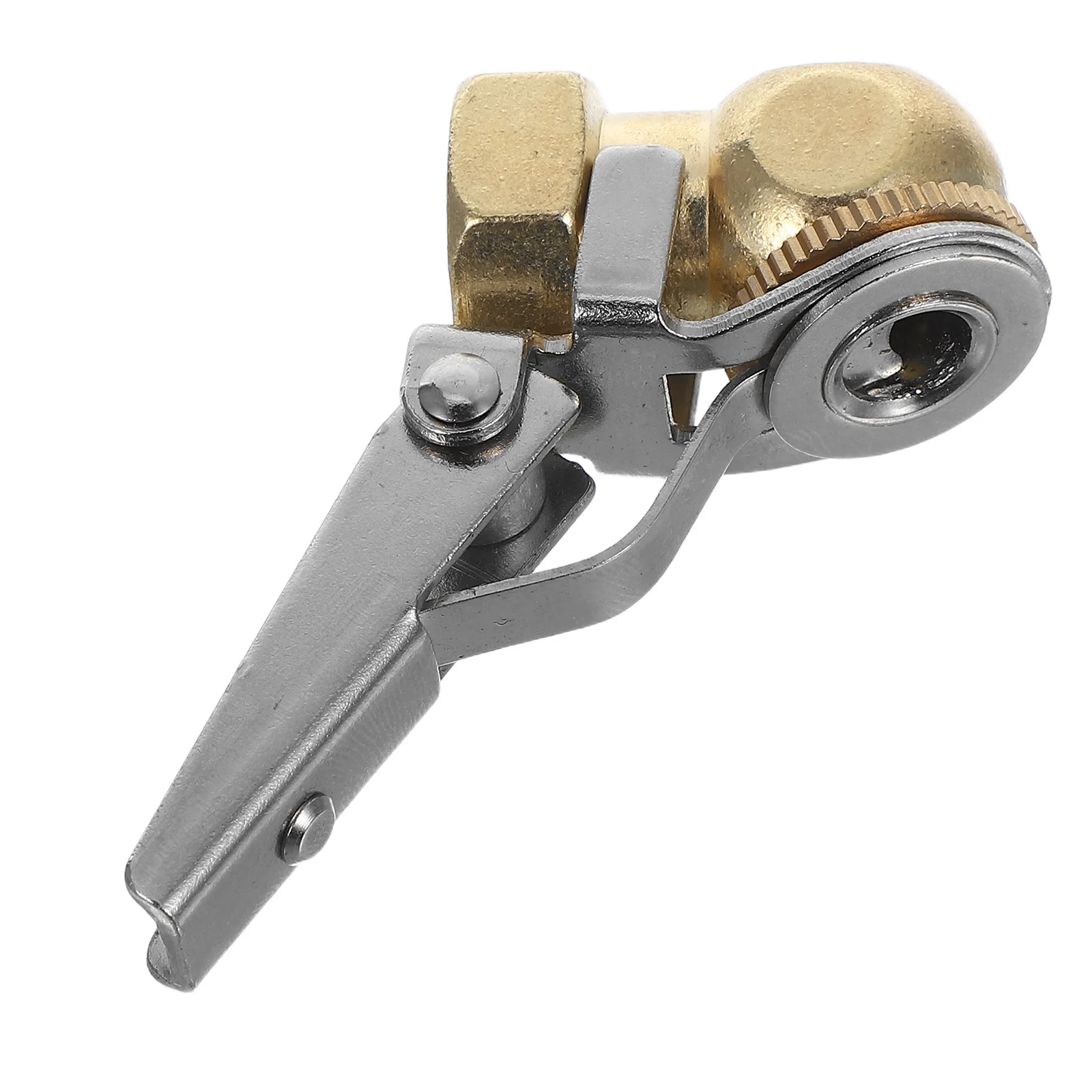 

Car Tire Inflator Tool Locking Clip Chuck Pneumatic Air Chuck Quick Connect Inflation Nozzle Valve Repair Air Inflator Adapter