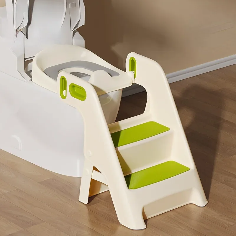 Escalera para inodoro, asiento para inodoro para niños, torre de aprendizaje plegable, asiento para orinal para bebé, taburete para pies de inodoro para niños, asiento de entrenamiento para orinal