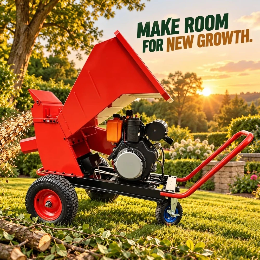 เครื่องย่อยกิ่งไม้ เครื่องย่อย - Garden Branch Shredder Wood Chipper บทวิจารณ์และราคา