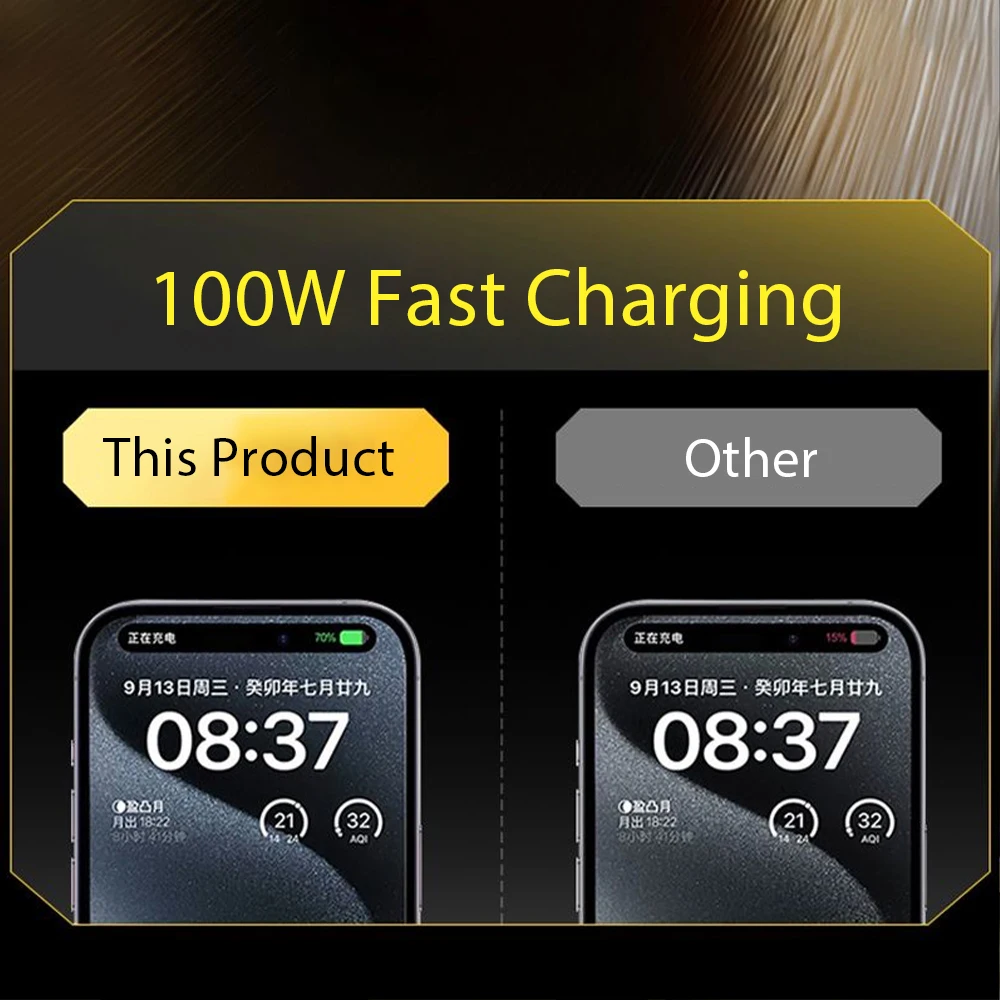 PD100W Cavo di ricarica super veloce Tipo-C Cavo in silicone liquido per iPhone 16 15 Samsung XiaoMi HuaWei Caricatore rapido Cavo dati USB C