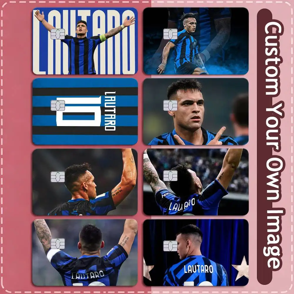 Lautaro Martinez  Credit Card HD Stickers Game Card Decal Small Chip Waterproof Sticker Gift