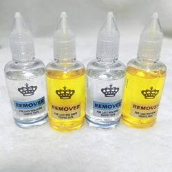 30Ml Wig Glue Remover For Lace Wig/Toupee/Closure/Tape Hair Extension Clear Remover For Adhesive Tape Yellow Liquid Glue Remover