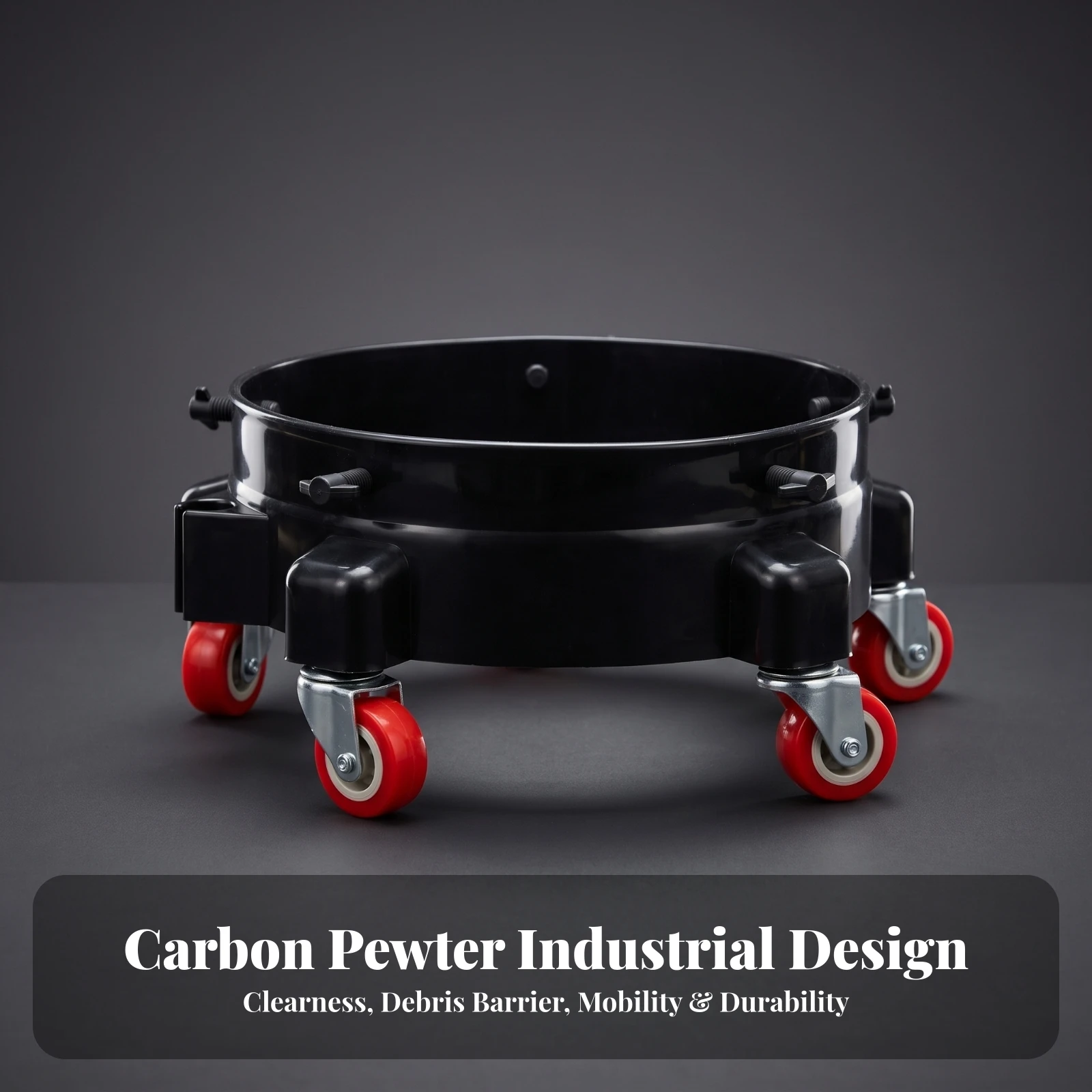 Container Dolly Robust Rolling Container Base Multi-Use Low-Slung for Car Detailers, Auto Detailing Shop, Garage
