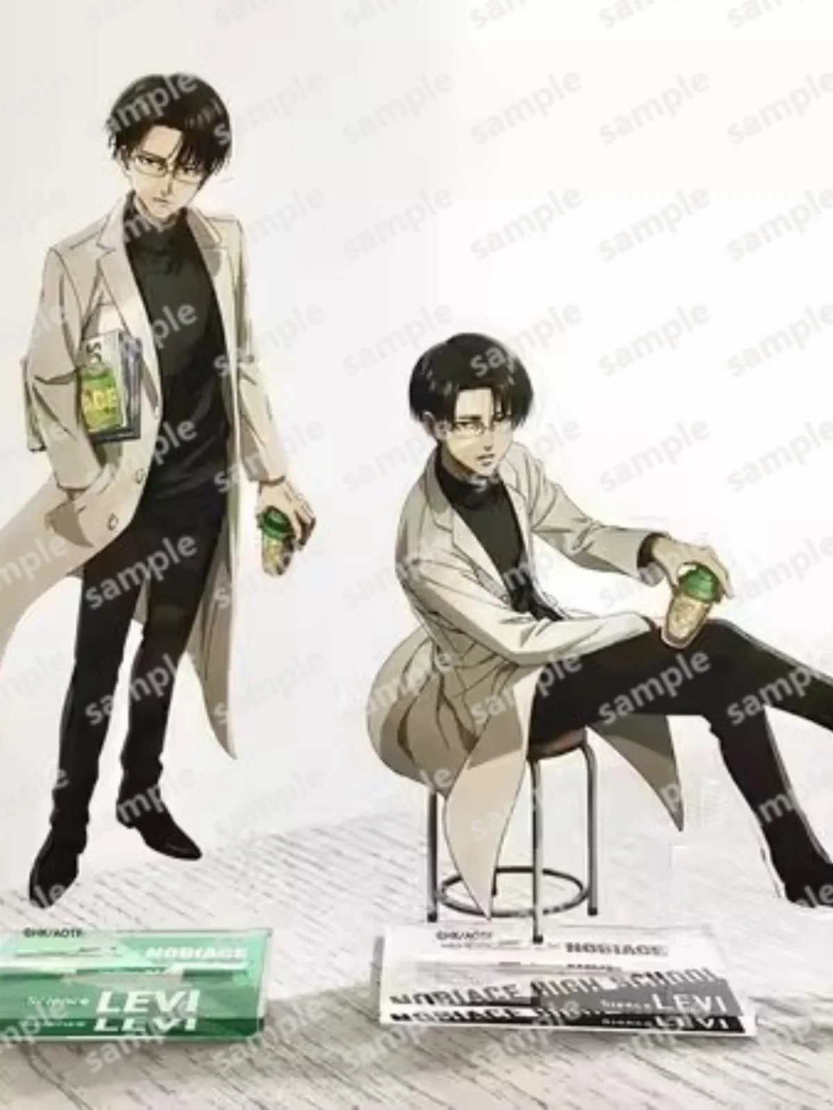 Anime Attack on Titan Nobiace Levi·Ackerman teacher The second bullet Figure Doll Game Acrylic Stands Model Cosplay Toy for Gift