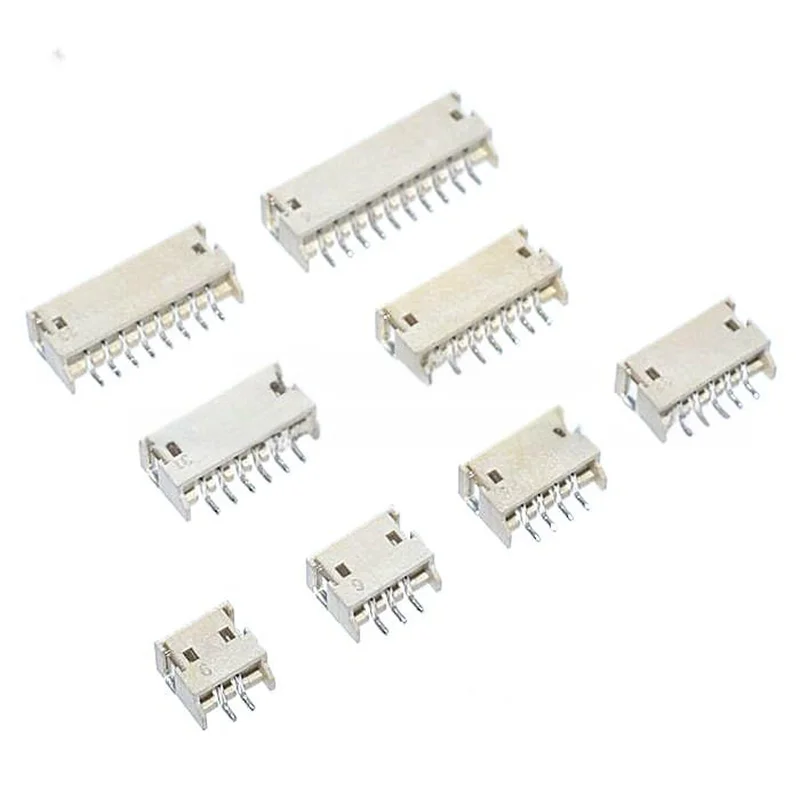 20PCS Connettore SMT Orizzontale ZH1.5mm Passo 1.5MM 2P/3P/4P/5P/6P/8P/10P Presa per Montaggio Superficie Orizzontale