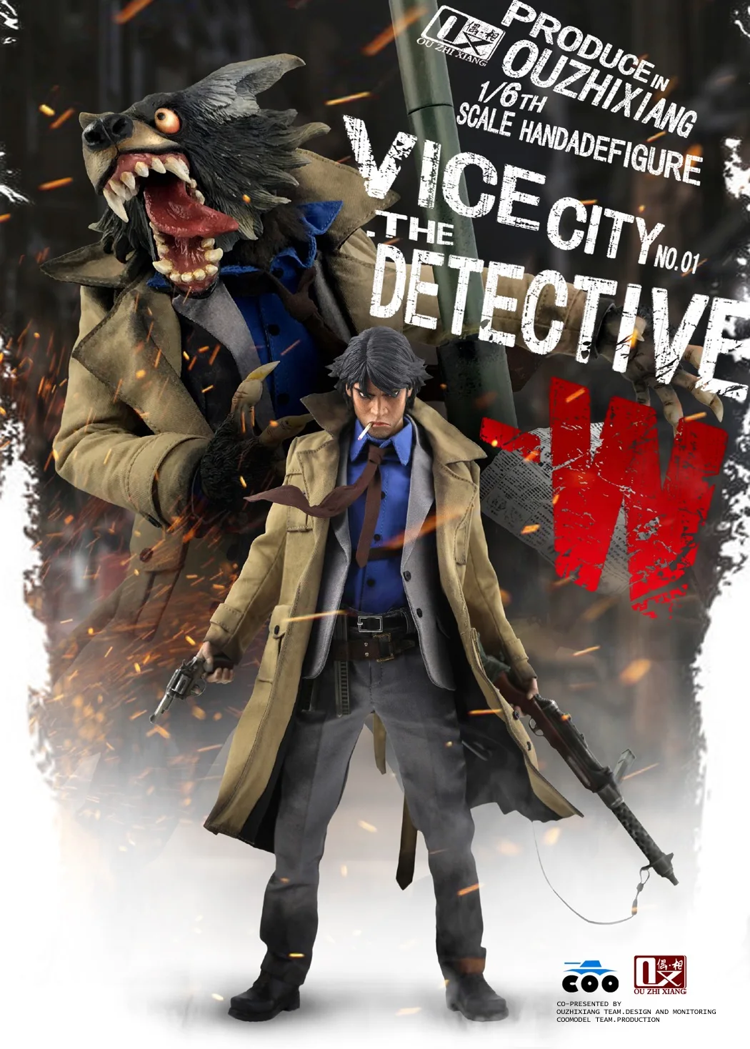 COOMODEL VC001 VC002 1/6 Male Soldier Vice City The Detective Model Toy 12'' Action Figure In Stock For Fans Collection