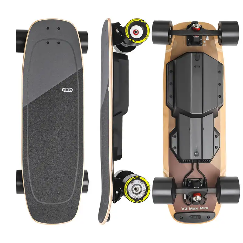 

Meepo Mini 3 Max Remote Control Electric skateboard, 4-Wheel Dual-Drive, 20mi Range, 265lbs Load, IPX4 Waterproof, Commuter