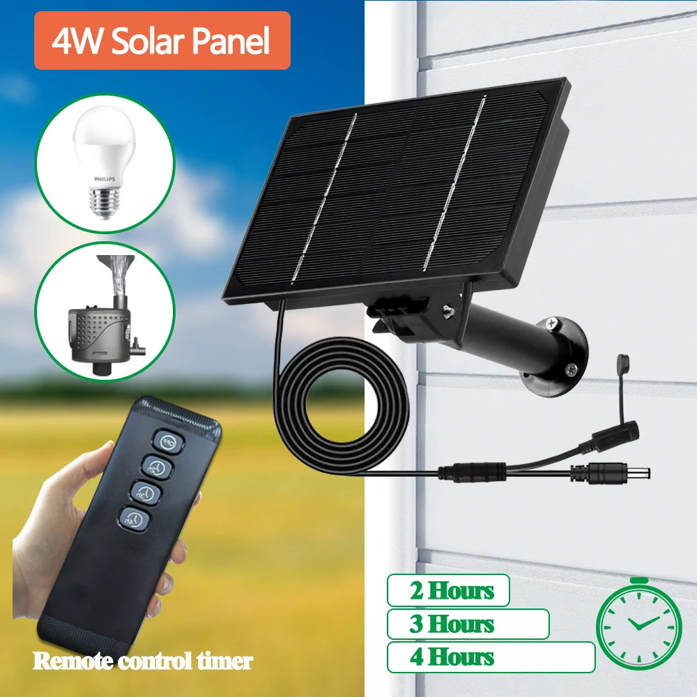 4W Solar Panel Waterproof Micro Output 5V 6V 9V 12V Solar Cells Charge Install 18650 Battery Outdoor For LED 4G WIFI RAK LoRa
