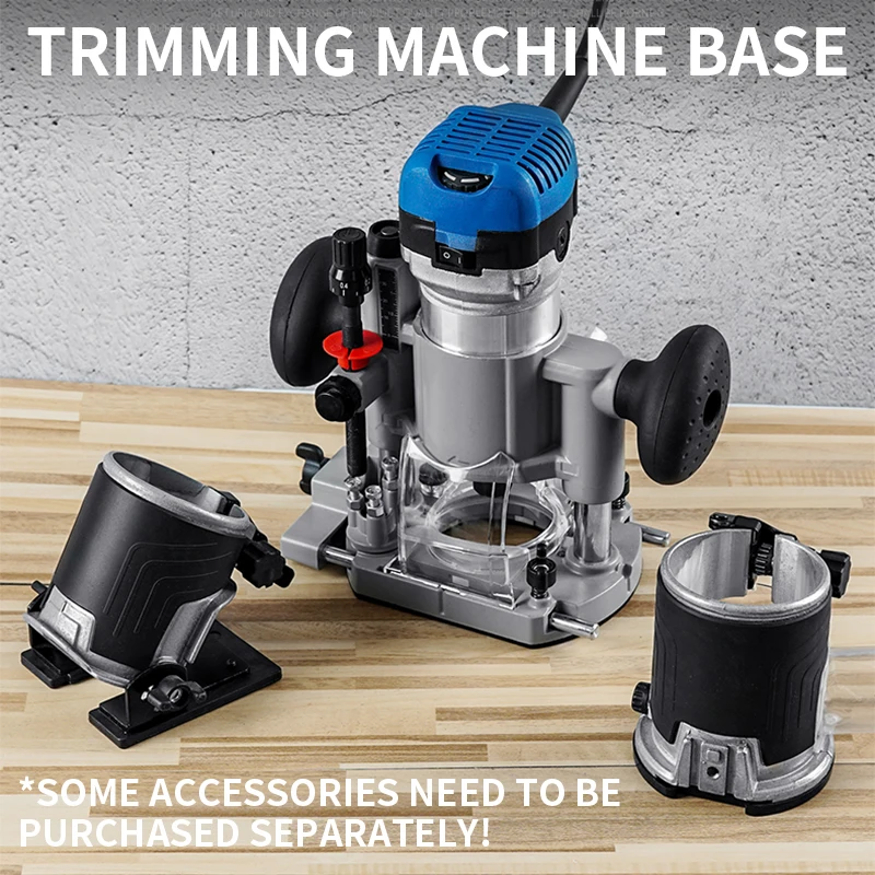 

Electric trimmer slotting machine press-in base Multifunctional woodworking trimming machine Aluminum alloy slotting base