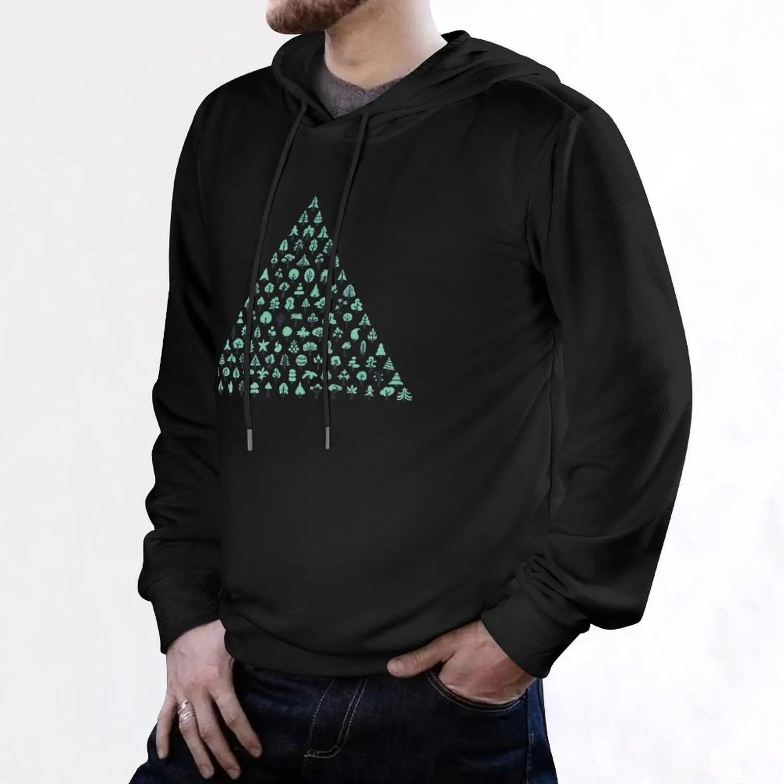 Treeangle هوديي الملابس الذكور الملابس الكورية نمط الرجال ملابس الرجال الشتاء سترة هوديس للرجال جودة عالية