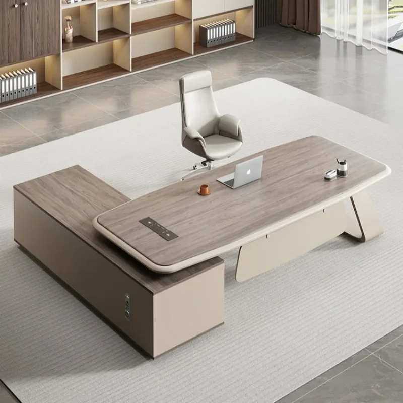 Designer Unique Office Desk Cabinets Organizer Executive Drawers European Storage Desks Art Reception Escritorio Home Furniture