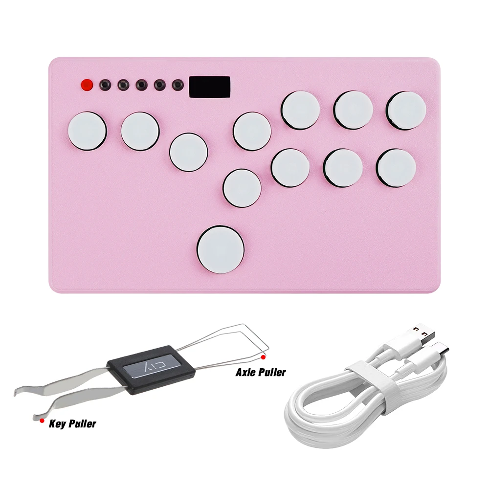 Контроллер Flatbox Hot Swap Kailh Flatbox Hitbox для ПК, аркадная Боевая палка для PS4/PS3/Nintendo Switch, аркадный джойстик