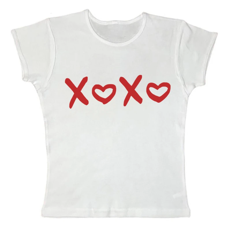 

Y2k crop top casual Harajuku letter printed baby T-shirt punk sexy streetwear short sleeved T-shirt retro gothic top EMO girl