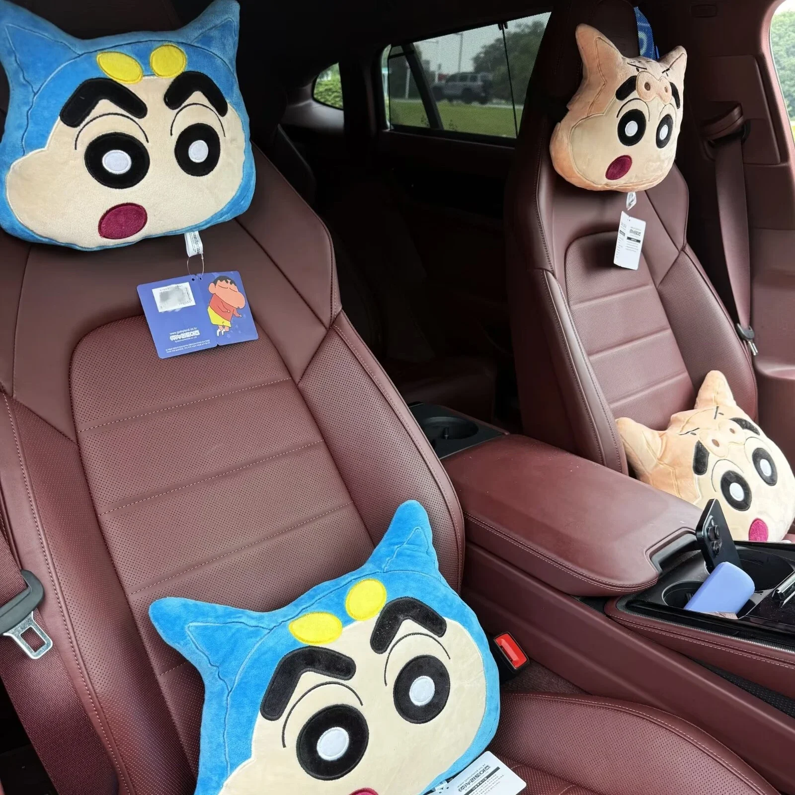 With Tag Very Soft Crayon Shin-chan Headreat Back Cushion Car Seat Chair Sofa Bed Throw Pillow Lovely Plushies Xmas Gifts Girl