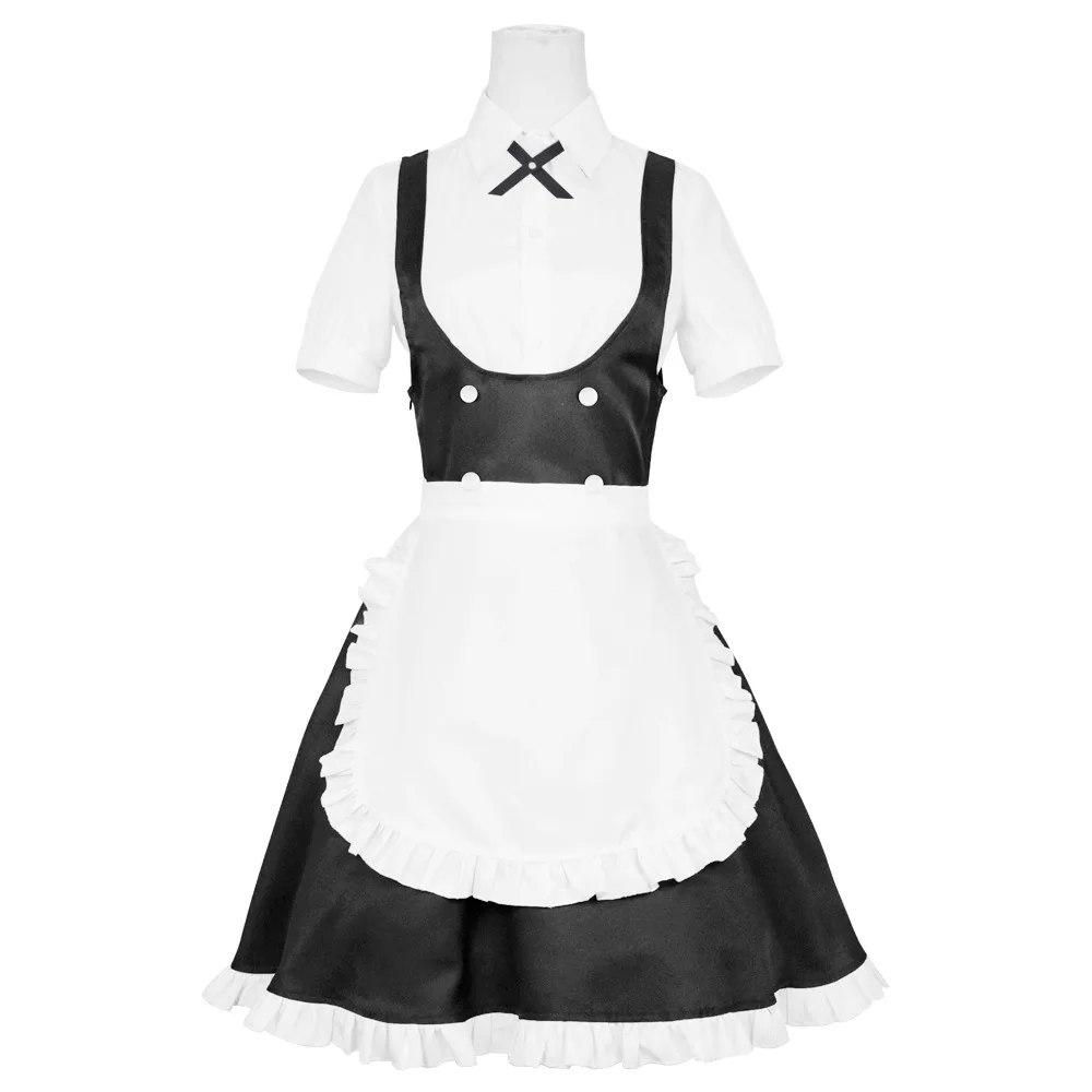 Anime Halloween French Maid Dress Nanakusa Nazuna Cosplay Call of The Night Costume Women Apron Dress Outfit with Accessories