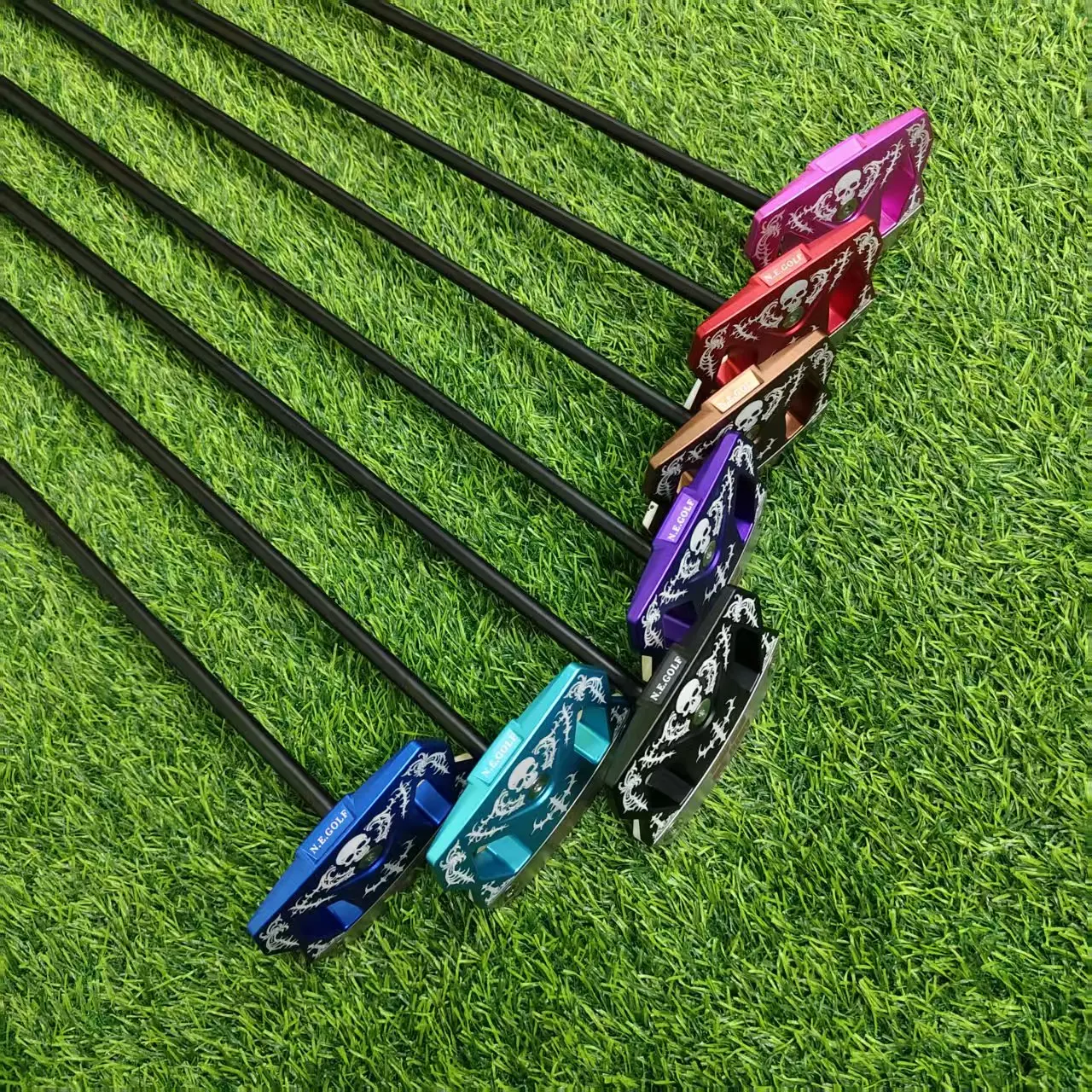 

skul Nine Elenev Zero torque Golf Putter 32/33/34/35/36inch Automatic Balancing Club Face Return Putter, With Head cover, 2025