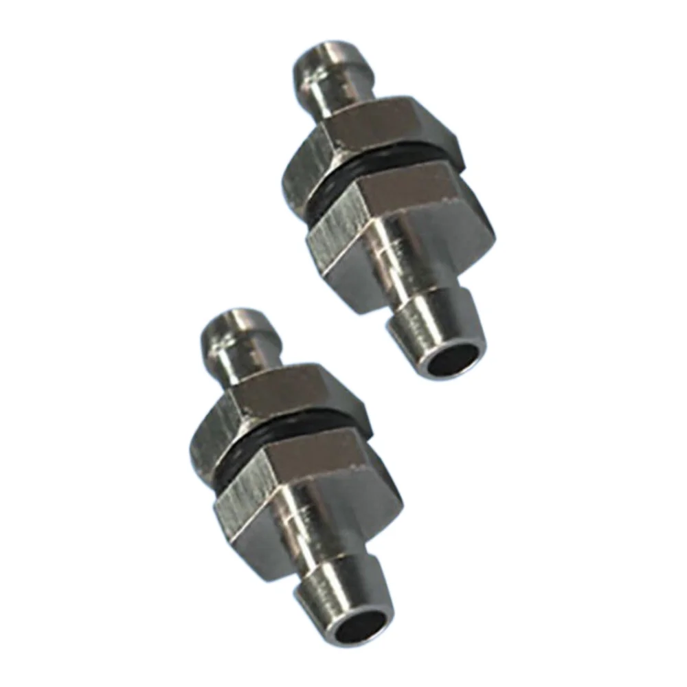 2 Pcs Alu Fuel Pick Up Fitting Filler Nozzle For RC Airplanes Fuel Tank Accessories Parts