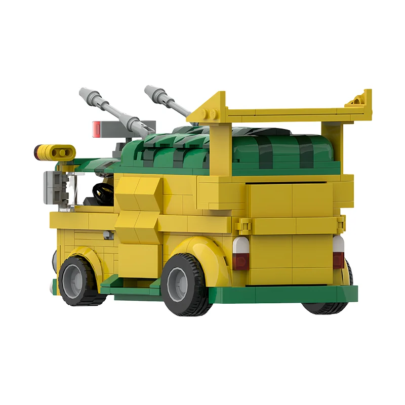 572 pièces – Fourgon de transport MOC personnalisable – Blocs de construction modulaires – Briques technologiques simples et créatives – Jouet de festival DIY – Cadeau