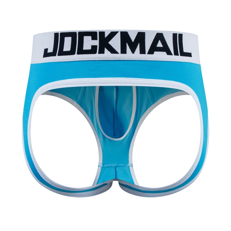 JOCKMAIL-ropa interior Sexy para hombre, calzoncillos con tirantes, Bikini, suspensorio para hombre, Cueca Gay, bolsa para pene, Tanga, cuerdas G,