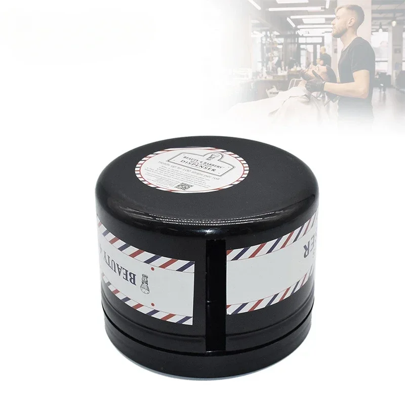 Professionelle Haar Hals Streifen Papier Fall Barber Hals Papier Rollen Halter Einweg Tissue Kragen Band Box Friseur Zubehör