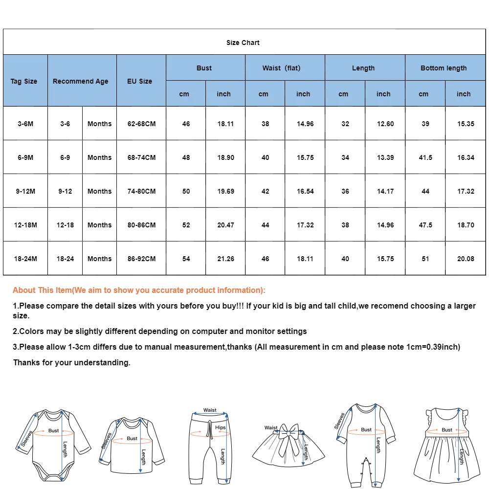 2-Piece Baby Girls 3-24M Autumn Outfits Cute Rabbit Embroidery Long Sleeve Tops T-Shirt+Pants Toddler Kids Sweatshirt Pantsuit