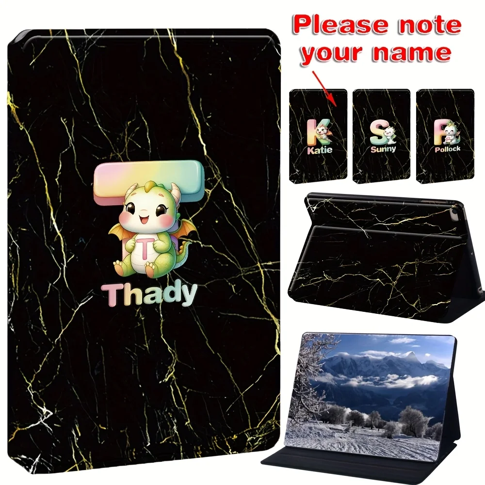 Креативный чехол для планшета с индивидуальным именем для iPad Mini 5/4/3/2/1 - 7,9 дюйма, чехол из искусственной кожи с подставкой, противоскользящий складной защитный чехол